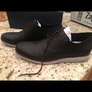 Cole Haan Hahn Original Grand PLToe Black Matte Leather Men’s Shoes size 11